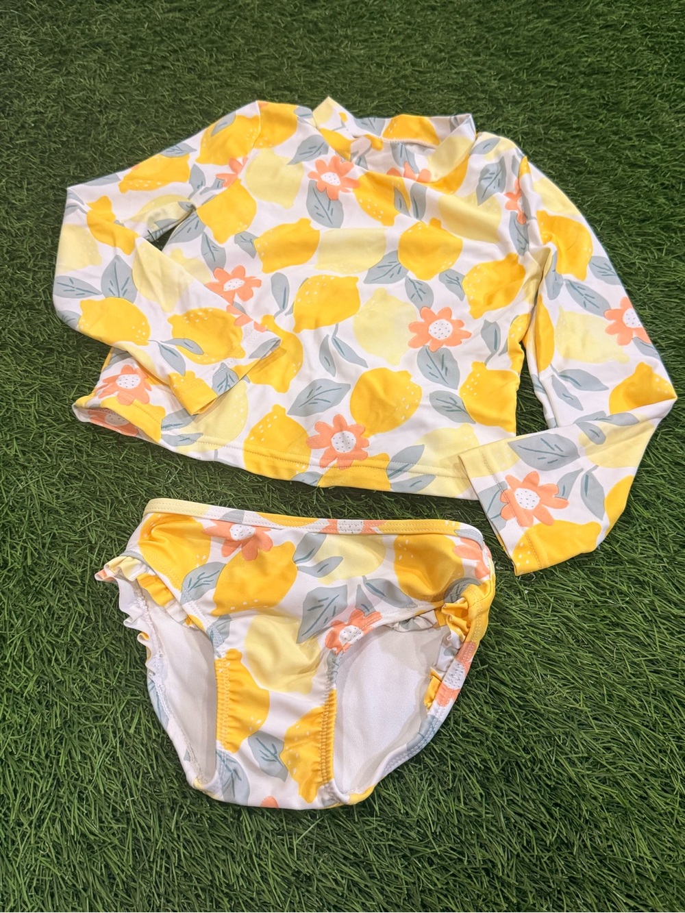 Just One You by Carter’s Rash guard top with bikini bottom
